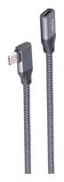 USB-C laidas ShiverPeaks BS13-56030 2m USB 3.2 Gen 2x2 pilkas