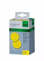 SIGEL WM002 maitinimo / renginių žetonai, geltoni, 100 vnt.