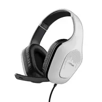 Trust GXT 415PS ZIROX ausinės laidinės, žaidimams, juodos, baltos