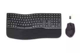 HP 680 Comfort belaidė klaviatūra ir pelė, dviejų režimų, RF + Bluetooth, QWERTY, juoda