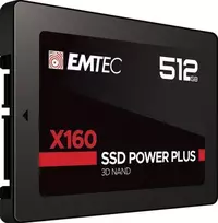 SSD Emtec X160 512GB 2.5 colio SATA III QLC 3D NAND