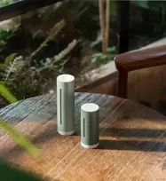 Netatmo NWS-M-EC skaitmeninė orų stotelė, mėtų spalva, maitinimas AC/Baterija, Wi-Fi
