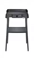 Stalinis elektrinis grilis SEVERIN PG 8596, 2000 W, stačiakampė grotelė, juodas, sukamas valdiklis