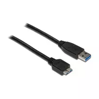 USB 3.0 laidas, kištukas A – kištukas Micro B, juodas, 2 m, Good Connections® (2710-MB02)