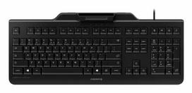 Cherry KC 1000 SC laidinė pilno dydžio USB klaviatūra, QWERTY, 109 klavišai, 1,8 m laidas, juoda