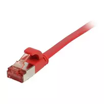 Synergy 21 Patch kabelis RJ45, CAT6 250MHz, 3m raudonas, FTP (U/FTP), TPE (Superflex), plokščias