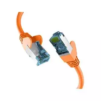 EFB-Elektronik RJ45 jungiamasis laidas Cat.7 neapdorotas kabelis ORANŽINIS 5m S/FTP PIMF tinklo kabelis LAN DSL gamintojas: EFB Elektronik (EC020200225)