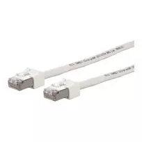 Metz Connect pataisos laidas Cat.6 Ultraflex500 VoIP AWG 26 5.0 m baltas