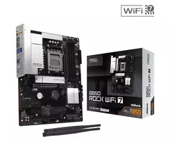 ASRock B850 Rock WiFi 7 pagrindinė plokštė, AMD Socket AM5, ATX, DDR5, Wi-Fi 7