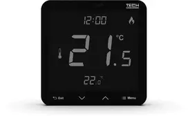 Belaidis kambario termostatas Tech Sterowniki R-10S PLUS – juodas
