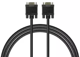 VGA kabelis SAVIO Cl-202 1,8 m — VGA (D-Sub) į VGA (D-Sub), juodas