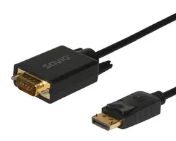 SAVIO DisplayPort į VGA (D-Sub) laidas 1,8 m, juodas