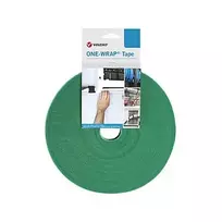 Velcro One Wrap juosta kabelių risčiui, polipropilenas (PP), žalia, 25 000 mm × 20 mm, 1 vnt.