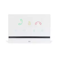 Vidinė domofono plokštė 2N Indoor Talk White – laidinė, grūdintas stiklas, montavimas ant sienos, 185×128×48,2 mm
