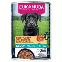 EUKANUBA Dog Can LC Adult Turkey & Carrot 400 g šlapias šunų ėdalas