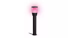 Išmanusis lauko stulpelinis šviestuvas Signify WiZ Bollard Starter Kit – LED, 220–240 V, juodas, 108,5×108,5×518 mm