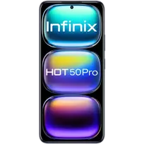 Išmanusis telefonas INFINIX HOT 50 PRO – 6,78 colio (17,2 cm) FHD+ ekranas, MediaTek Helio G100 Ultra, 8GB RAM, 256GB atminties, 50 MP kamera, Android 14, 5000 mAh baterija, Dual SIM, IP54, juodos spalvos