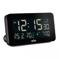 Skaitmeninis žadintuvas Braun BC10B-DCF juodas LCD su DCF radijo signalu