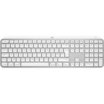 Logitech Master Series MX Keys S for Mac - Pilno dydžio klaviatūra - su foniniu apšvietimu - Belaidė - Bluetooth LE - AZERTY - Prancūziška - Šviesiai pilka (920-011626)