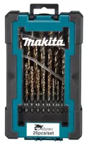 MAKITA Metalo grąžtų rinkinys HSS-G M-FORCE 25 vnt. 1-13 mm