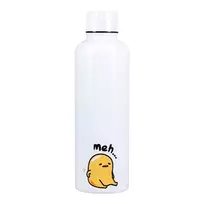 Paladone Gudetama metalinis vandens butelis – izoliuotas nerūdijančio plieno butelis su personažo dizainu