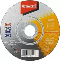 Pjovimo diskas INOX Makita D-65969-50 125 x 1,00 mm, pakuotė po 50 vnt.