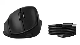 Belaidė ergonominė pasvirusi pelė HP Tilt Ergonomic 725M, juoda