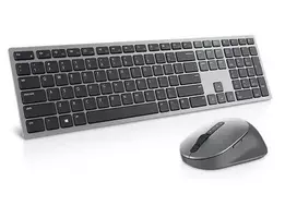 Belaidis klaviatūros ir pelės rinkinys Dell KM7321W Titan Grey su baterijomis