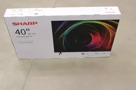 Televizorius Sharp 40HA1205E 40 colių (101 cm) Full HD, 1920×1080, HDMI, USB, DVB-T/T2/C/S/S2, juodas, pažeista pakuotė