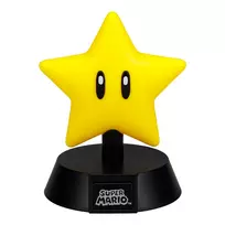 Stalinė lempa Paladone Super Mario Super Star Icon Light – dekoratyvinis LED naktinis šviestuvas