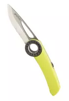 Petzl Spatha – sulankstomas lauko peilis, geltonas, lengvas, patvarus
