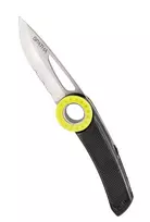Petzl Spatha S92AN sulankstomas gelbėjimo ir universalus peilis, juoda rankena