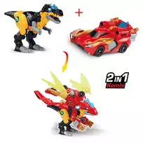 Žaislinė figūrėlė VTech Switch & Go Combo Mega Dragon – transformuojamas automobilis į drakoną