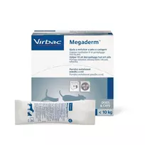 VIRBAC MEGADERM MONO maišeliai 4 ml × 28 – odos papildas šunims ir katėms