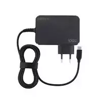 Mobilis Energia 100W USB-C GaN įkroviklis nešiojamam kompiuteriui ir planšetei su 1,8 m laidu, juodas