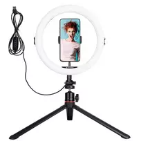 Agfa Arl11 žiedinė šviesa 120 LED vlogui + stovas + nuotolinis valdymas