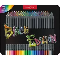 Akvareliniai pieštukai Faber-Castell 116490 Įvairios spalvos 100 vnt.