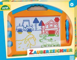 Vaikų magnetinė piešimo lenta Simm Spielwaren Colour magic drawing board didelė