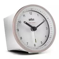Braun BC07 kvarcinis žadintuvas rožinė, balta