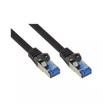 Good Connections Cat.6A jungiamasis kabelis SmartFLEX HF juodas 0,25m
