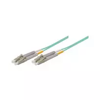 Šviesolaidinis jungiamasis laidas LWL Duplex OM3 (daugiamodis, 50/125) LC/LC, LSZH, reversibilus poliškumas, 5 m, Good Connections®