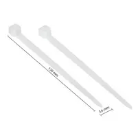 Good Connections KAB-15T36 - Kabelbinder mit paralleler Einführung - Nylon - Transparent - 3,5 cm - V2 - -40 - 85 °C