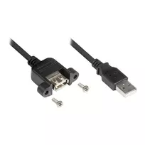 Good Connections USB 2.0 prailginimo laidas A-Einbaub. A 0,3m