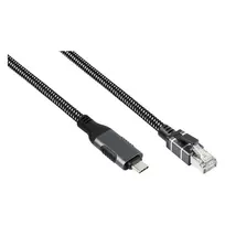 Good Connections Ethernet kabelis USB-C RJ45, antracito, 0,5 m