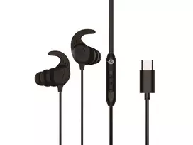 Prisijungiamas ausinių rinkinys CONCEPTRONIC BRENDAN05B – USB-C, 20–20000 Hz, 1,2 m laidas, užkabinamos ausinės (juoda)