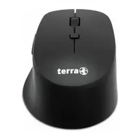 Belaidė tyli kompiuterinė pelė Terra 4000 – 6 mygtukai, dešiniarankiams, juoda