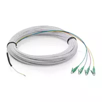 FTTH prijungimo kabelis DIGITUS DK-3904LCA-50-1 vienmodis 4 skaidulos 4 LC/APC 50 m