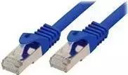 Tinklo laidas ShiverPeaks BASIC-S Cat7 S/FTP (S-STP) mėlynas, 1 m, RJ-45, auksuoti kontaktai