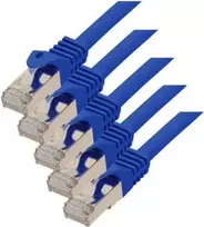 S/CONN 75511-B-SET5 tinklo kabelis Cat7 S/FTP 1 m mėlynas