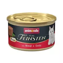 Šlapias kačių ėdalas ANIMONDA Vom Feinsten Mousse Jautiena ir Antis 85 g